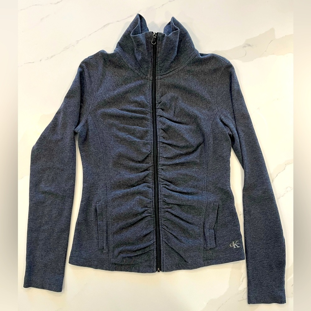 Calvin Klein women’s size small zip up shirt
